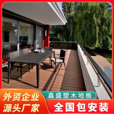 户外地板 塑木地板 防腐木地板 露台花园公园室外工程木栈道板材图2