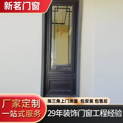 源头厂家铝合金平开门简易门生产加工卫生间钢化玻璃门阳台断桥铝